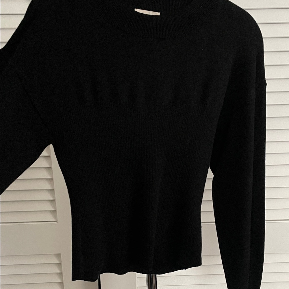 Classic Black Crew Neck Sweater